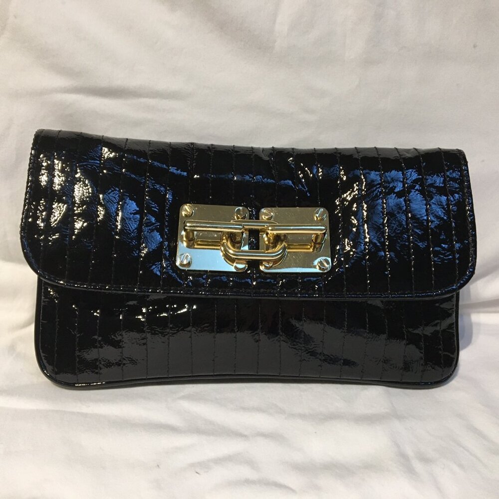 Gorgeous patent leather clutch
